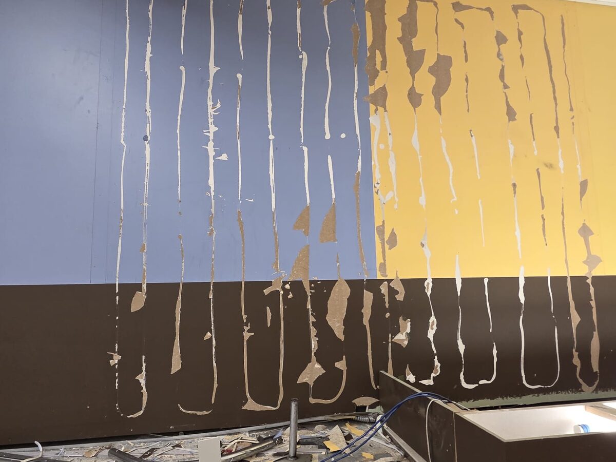 Preparación de pared